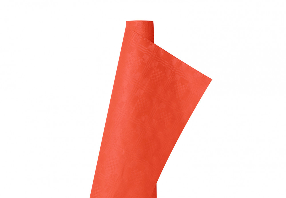 Infibra asztalterítő damask 1 rétegű 1,2x7m piros 