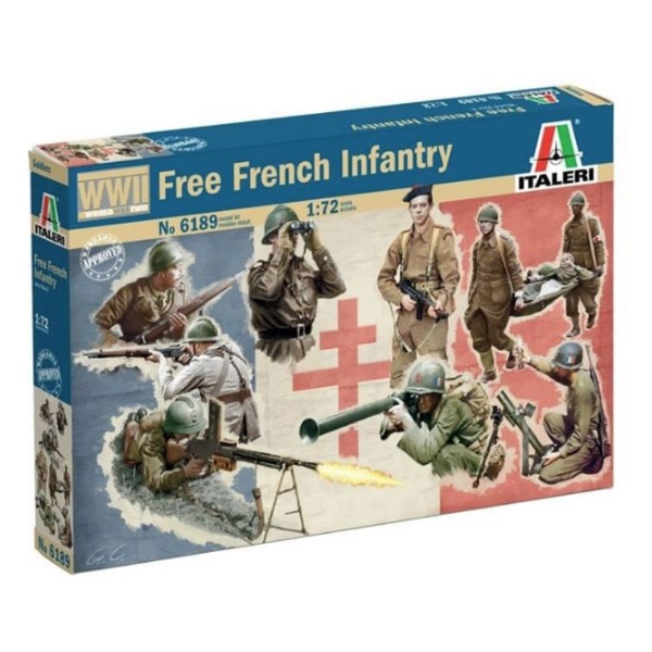 Italeri: II. világháborús szabad francia csapatok, 1:72