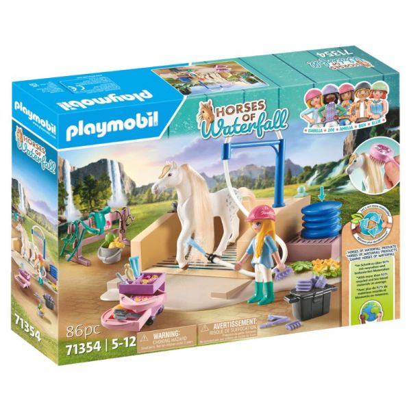 Playmobil: Isabella és Lioness fürdetővel 71354