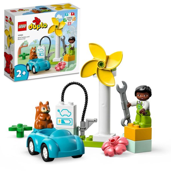 LEGO® DUPLO®: Town Szélturbina és elektromos autó 10985
