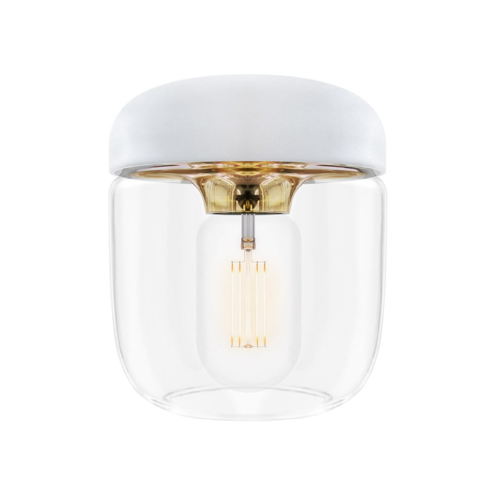 Acorn fehér lámpabúra aranyszínű foglalattal, ⌀ 14 cm -  UMAGE