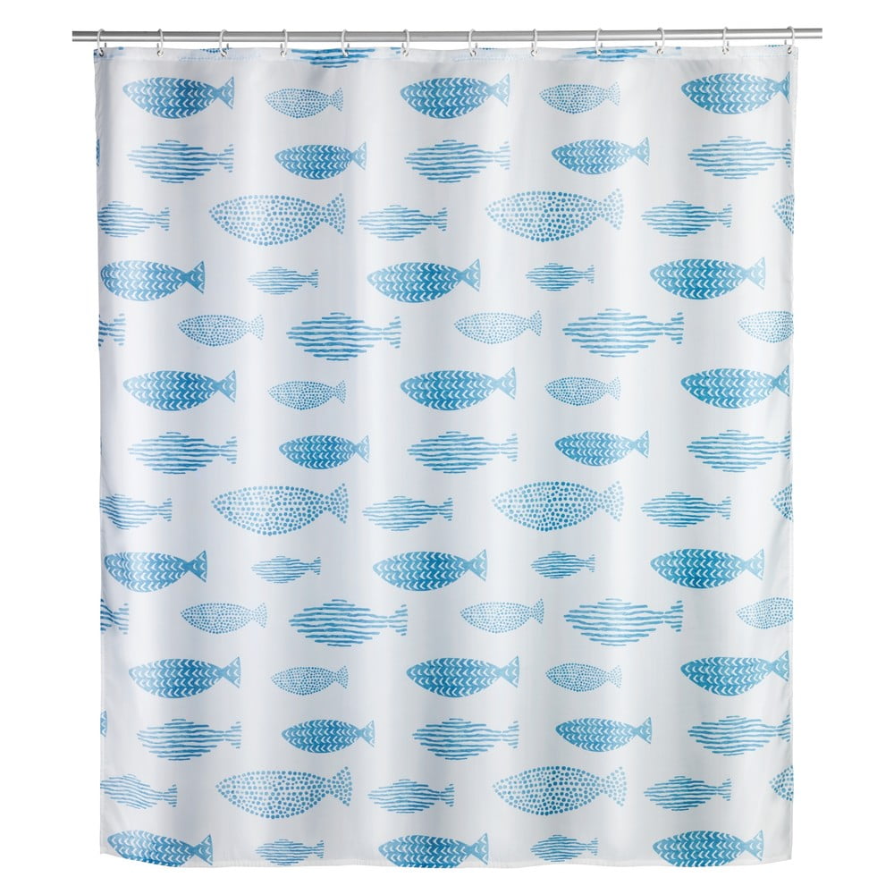 Aquamarin penészálló zuhanyfüggöny, 180 x 200 cm - Wenko
