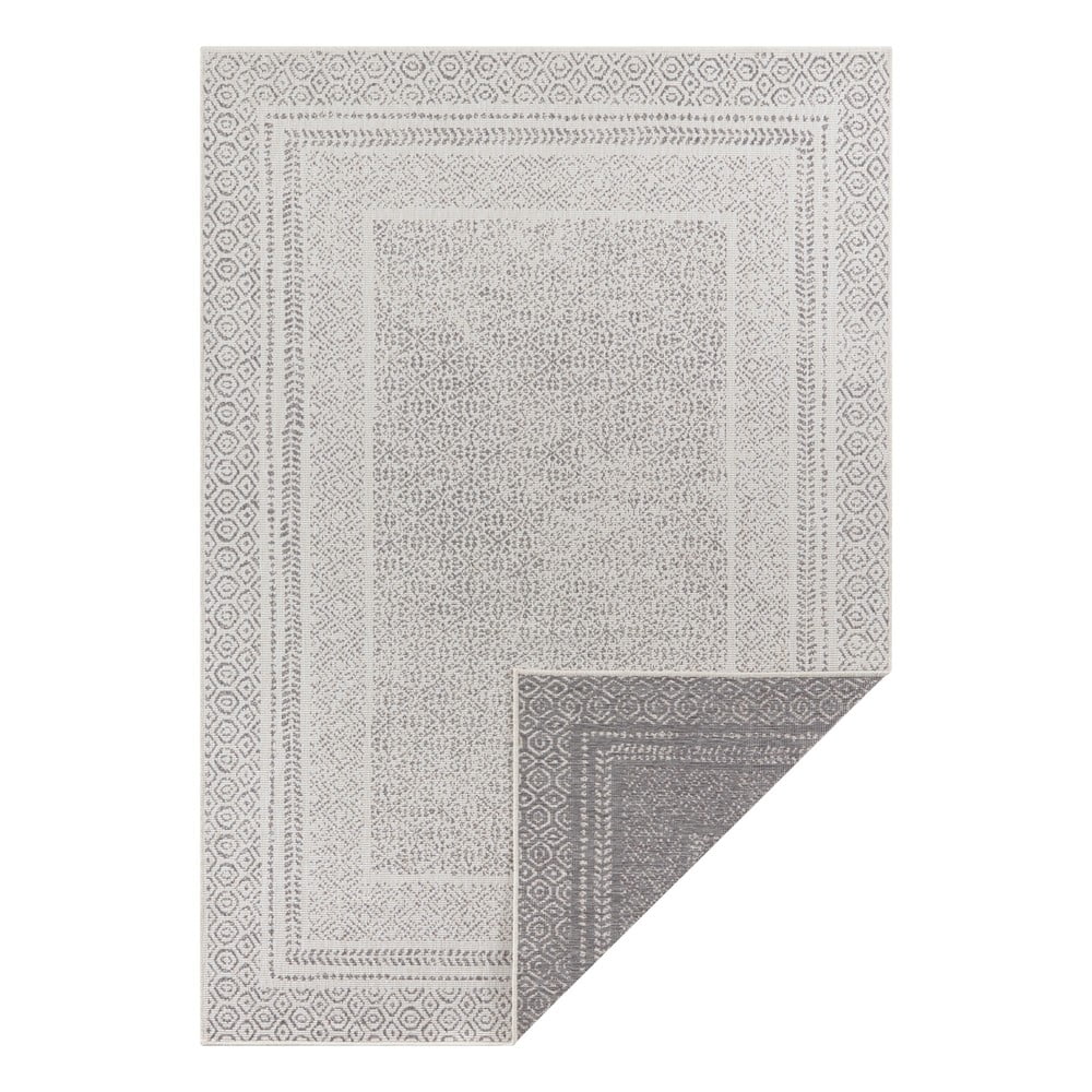 Berlin szürke-fehér kültéri szőnyeg, 120x170 cm - Ragami