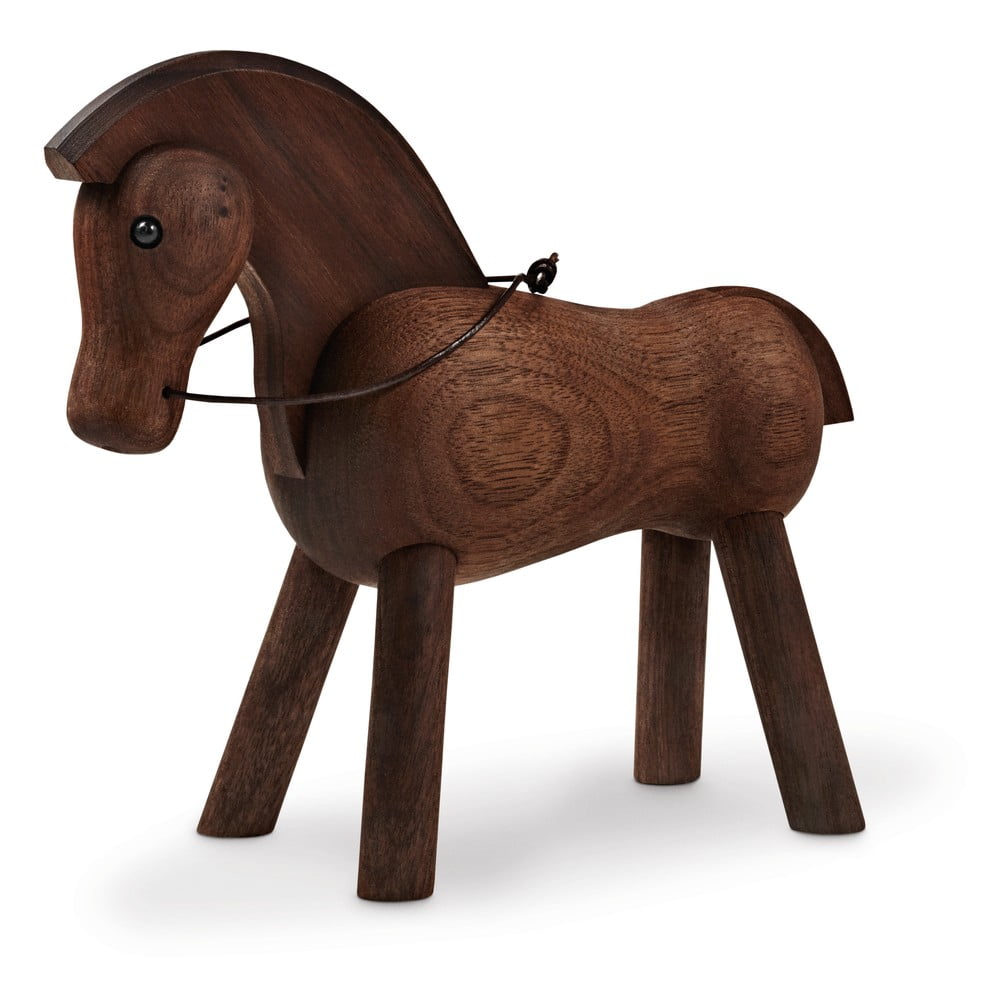 Bojesen Denmark Horse dekorációs figura tömör diófából - Kay