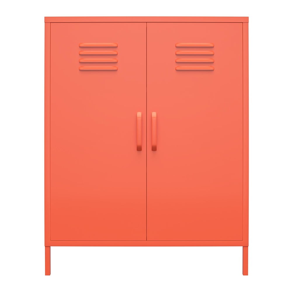 Cache narancssárga fém szekrény, 80 x 102 cm - Novogratz