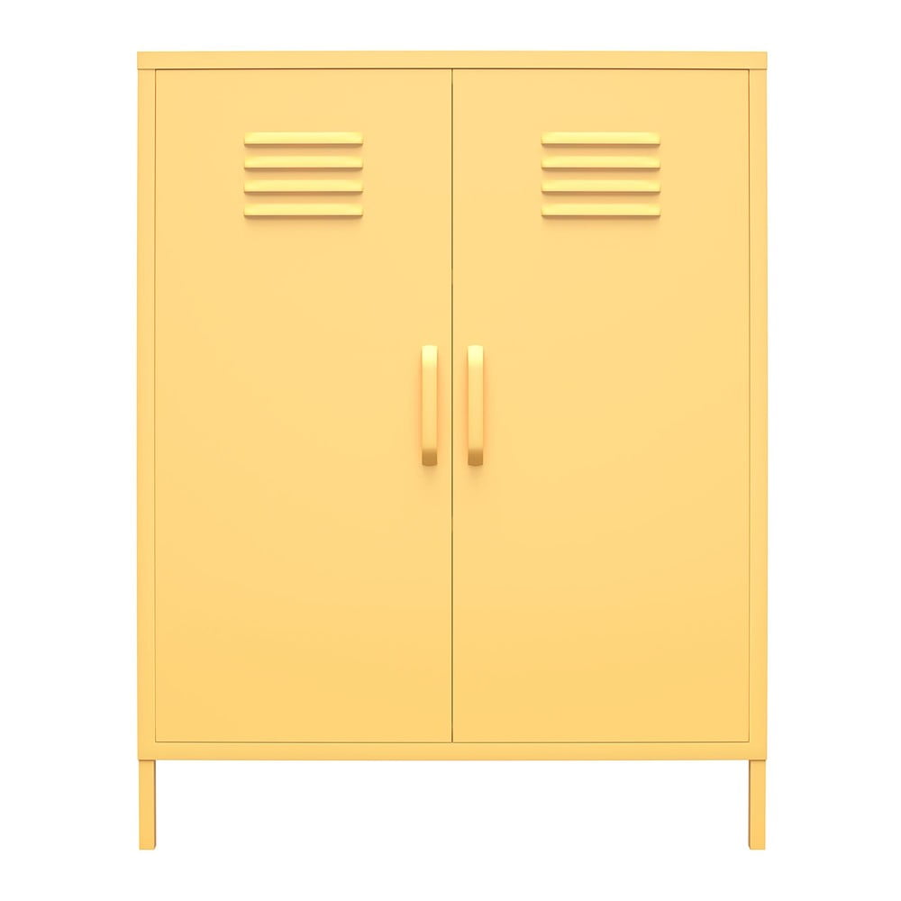 Cache sárga fém szekrény, 80 x 102 cm - Novogratz