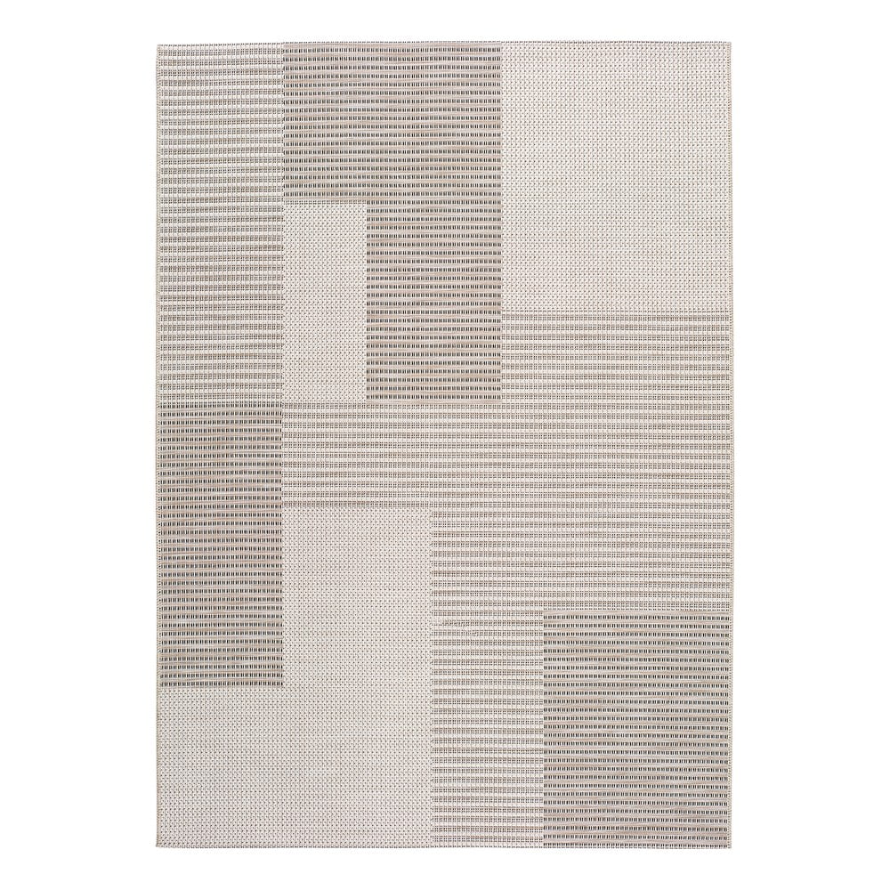 Cork Squares bézs kültéri szőnyeg, 130 x 190 cm - Universal