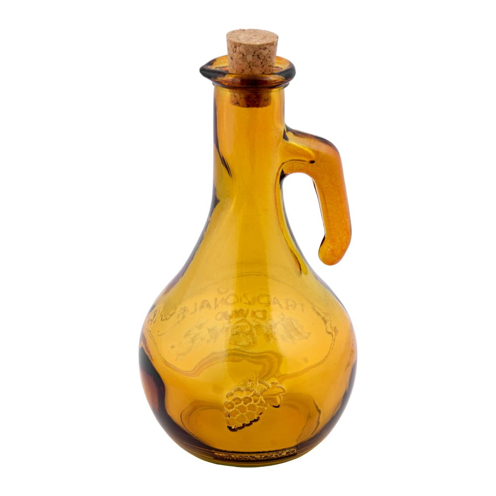 Di Vino sárga ecettartó újrahasznosított üvegből, 500 ml - Ego Dekor