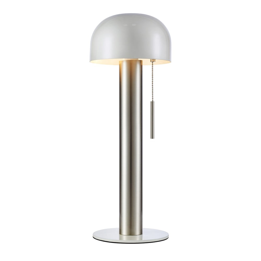 Fehér-ezüstszínű asztali lámpa (magasság 46 cm) Costa – Markslöjd