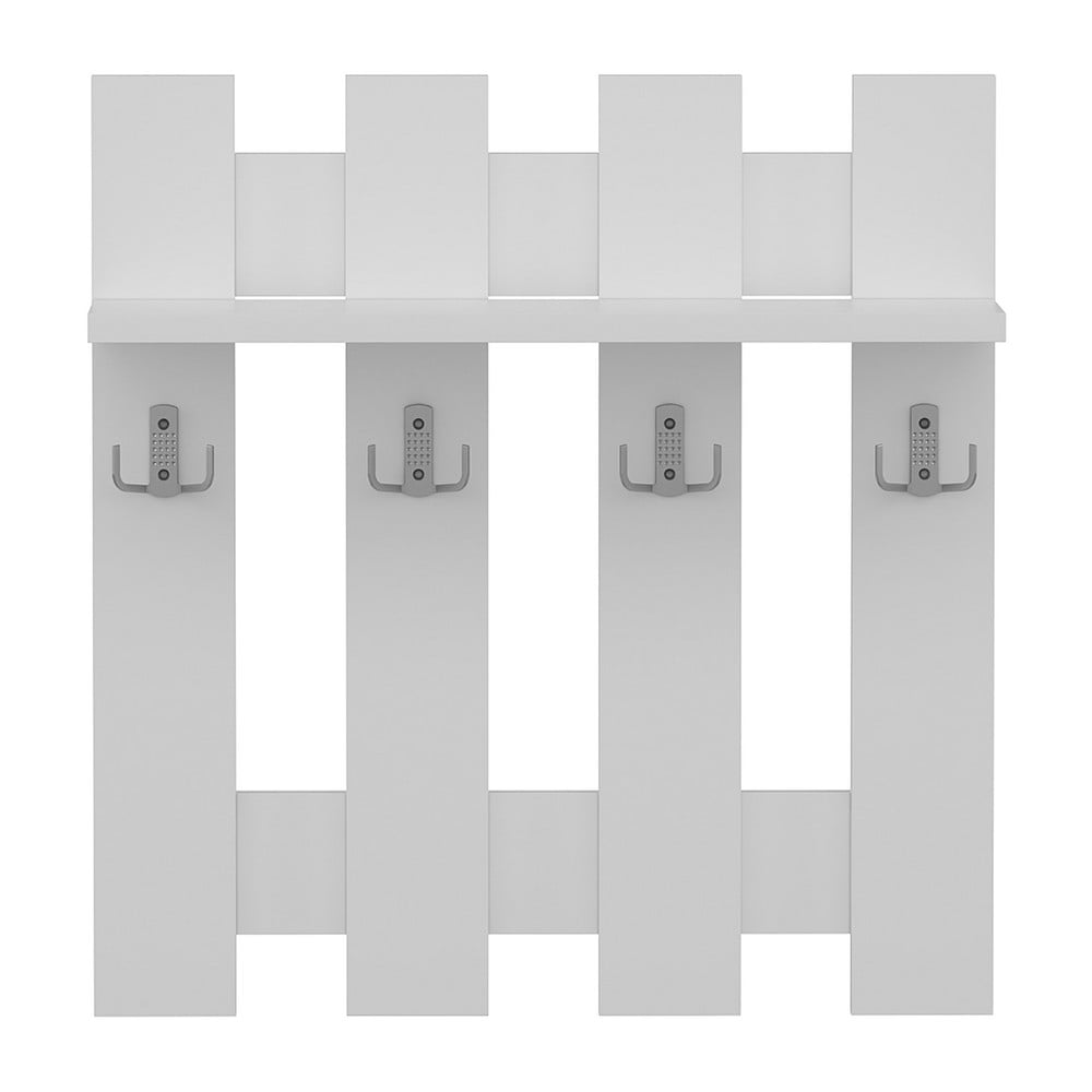 Fehér fali fogas Utica – Kalune Design