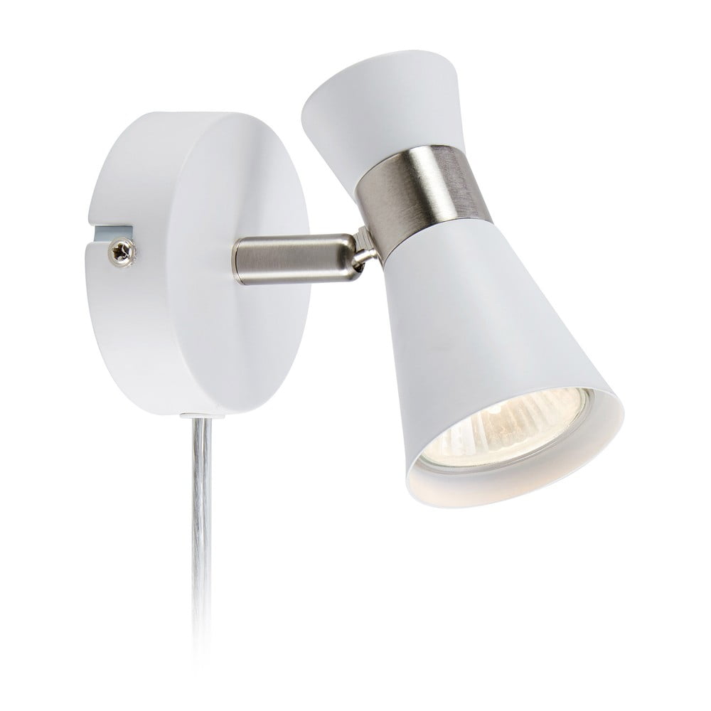 Fehér fali lámpa (hosszúság 12 cm) Folie – Markslöjd