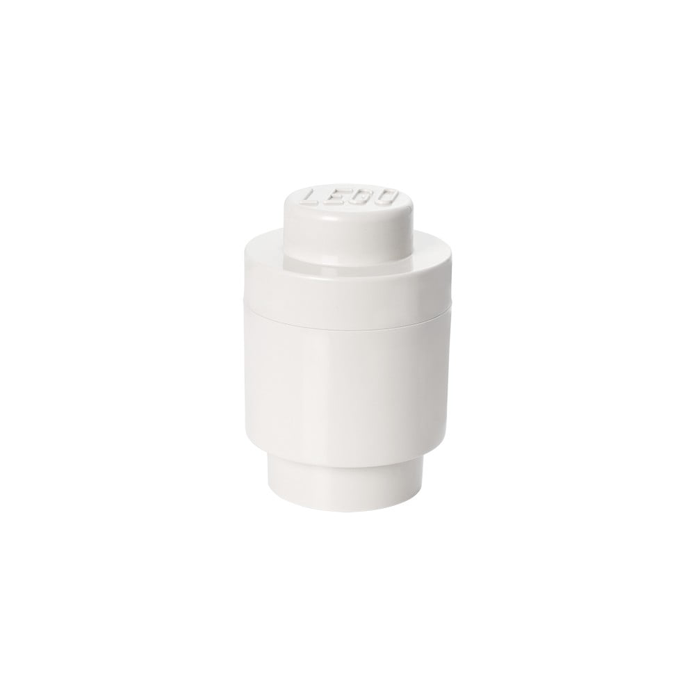 Fehér henger alakú tárolódoboz, ⌀ 12,5 cm - LEGO®