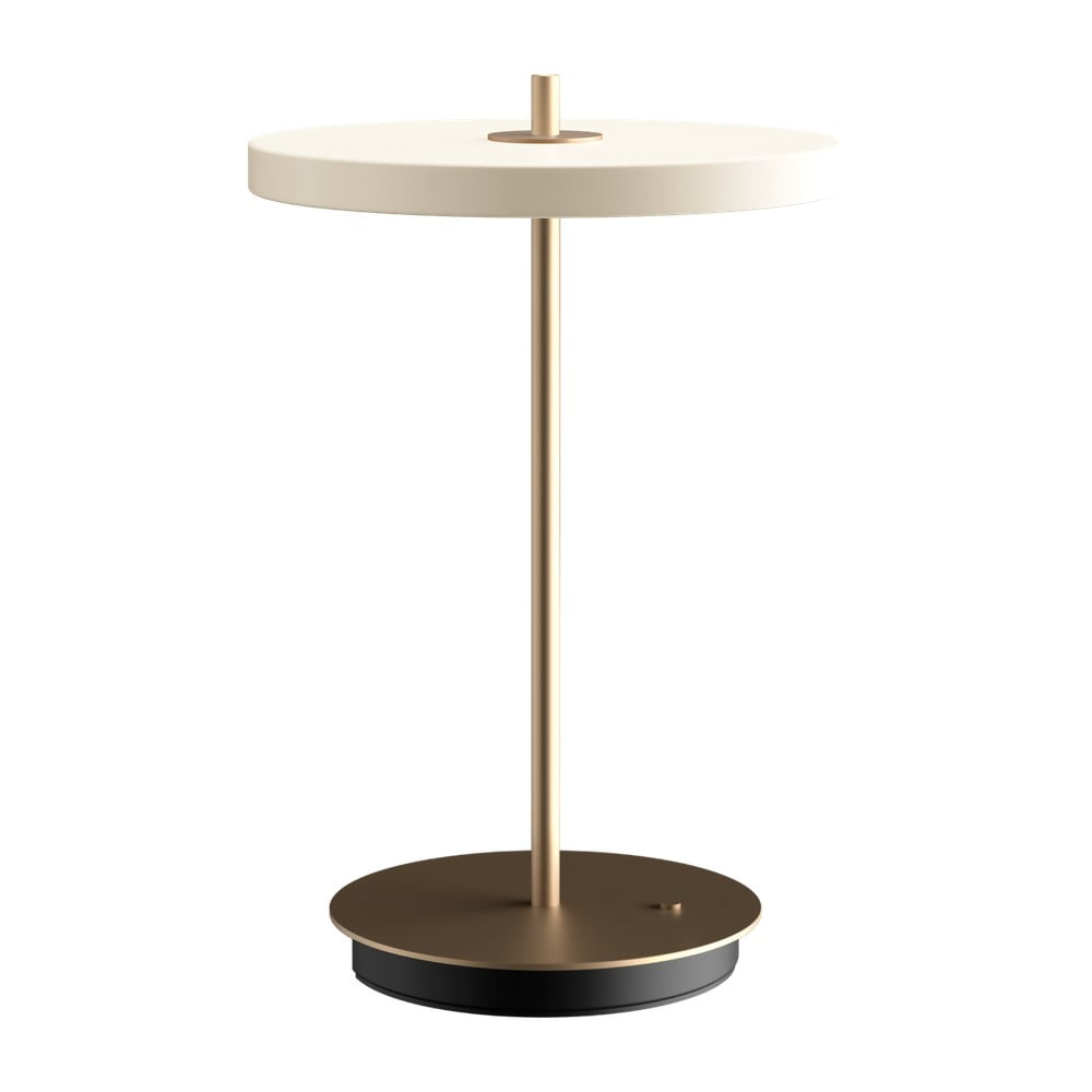 Fehér LED szabályozható asztali lámpa fém búrával (magasság 31 cm) Asteria Move – UMAGE
