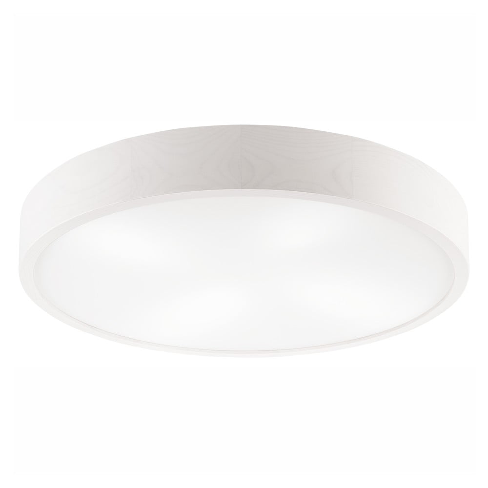 Fehér mennyezeti lámpa üveg búrával ø 58 cm Eveline – LAMKUR