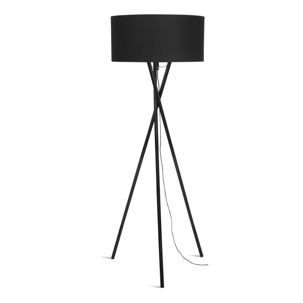 Fekete állólámpa (magasság 175 cm) Hampton – it's about RoMi