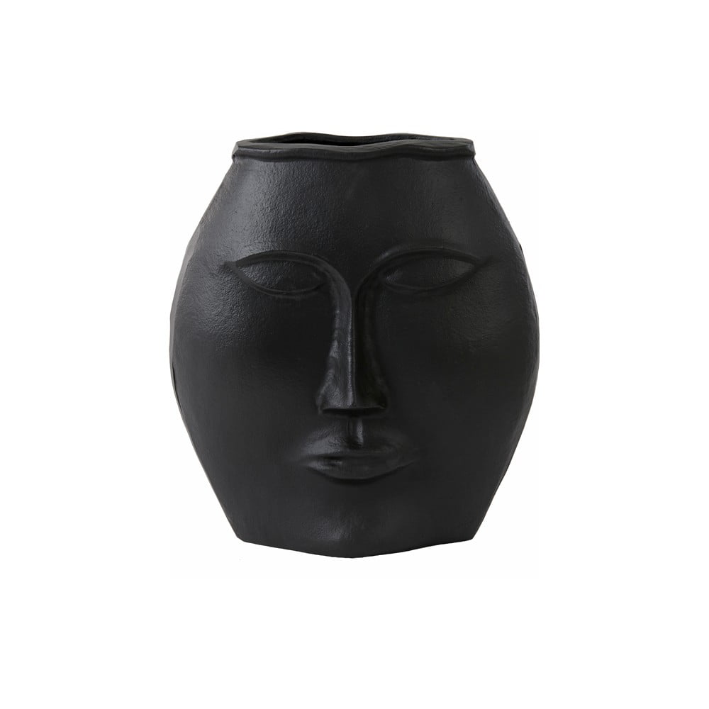 Fekete alumínium váza Face – Light & Living