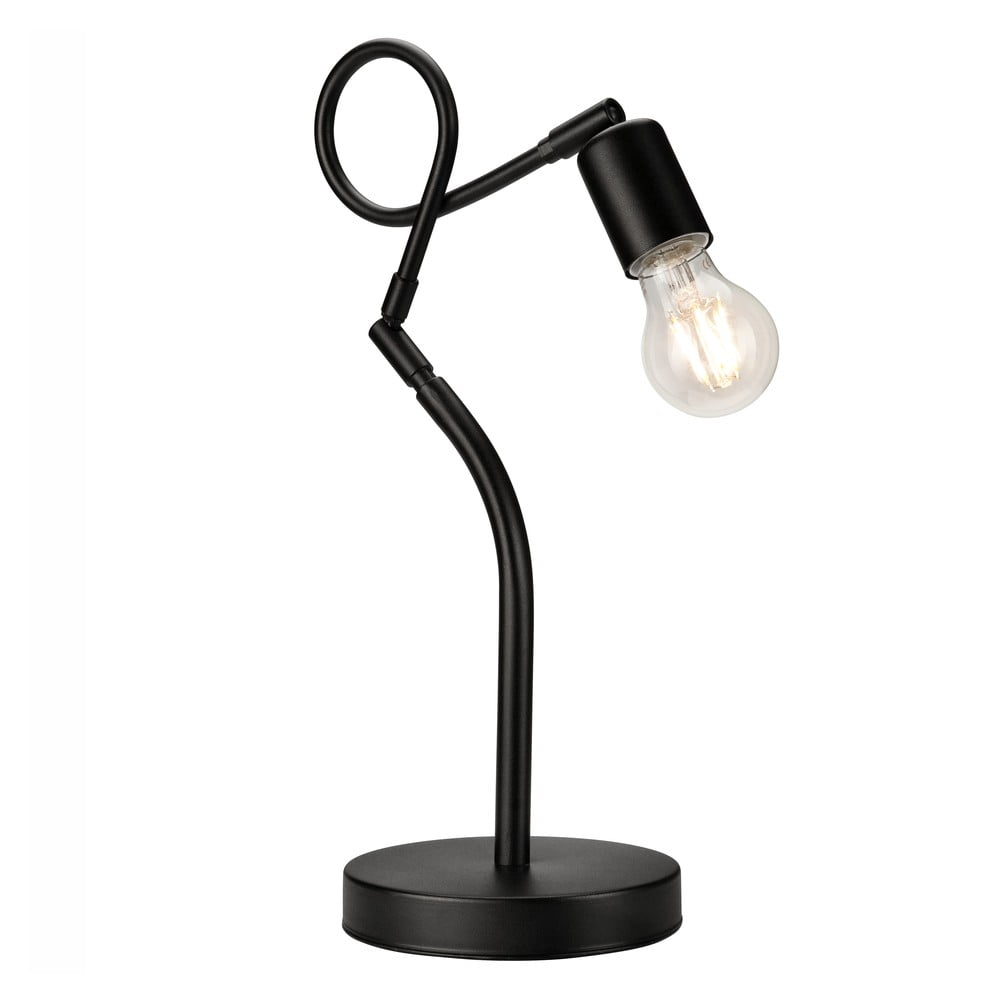 Fekete asztali lámpa (magasság 42 cm) Harry – LAMKUR