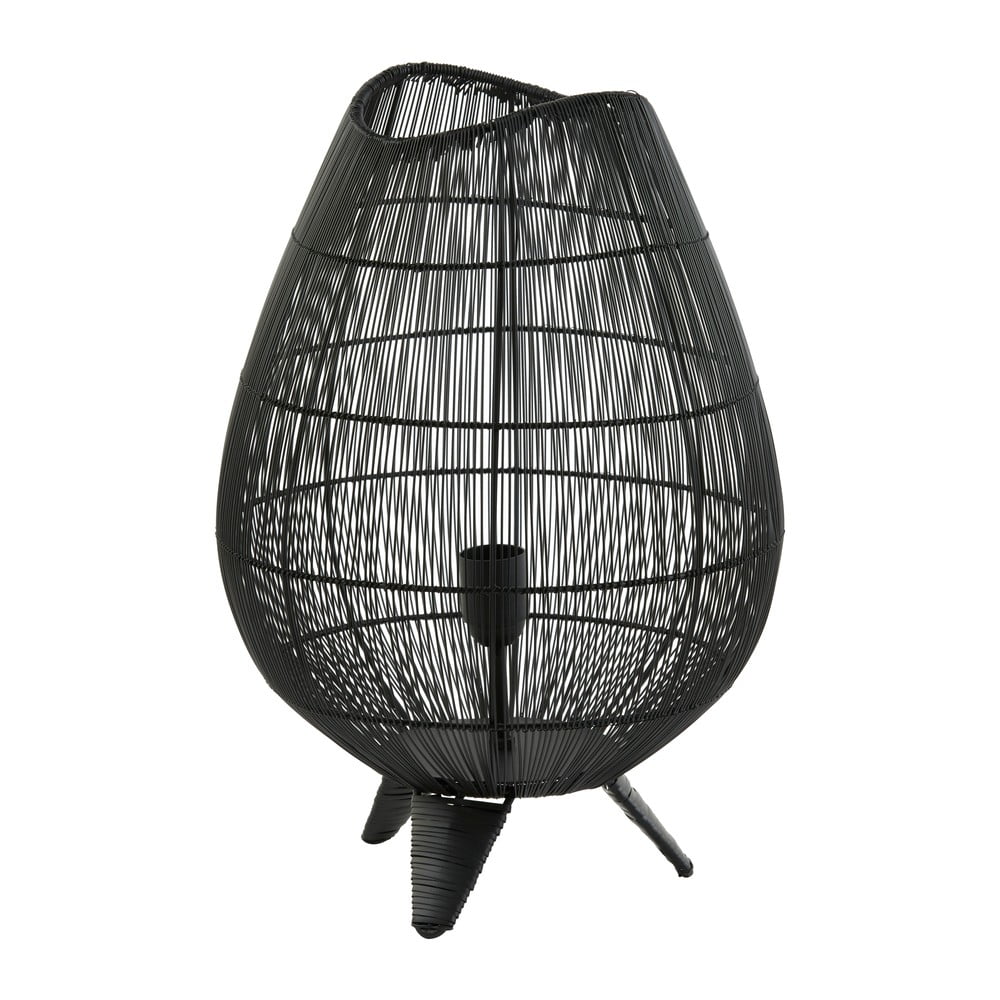 Fekete asztali lámpa (magasság 47 cm) Yumi – Light & Living
