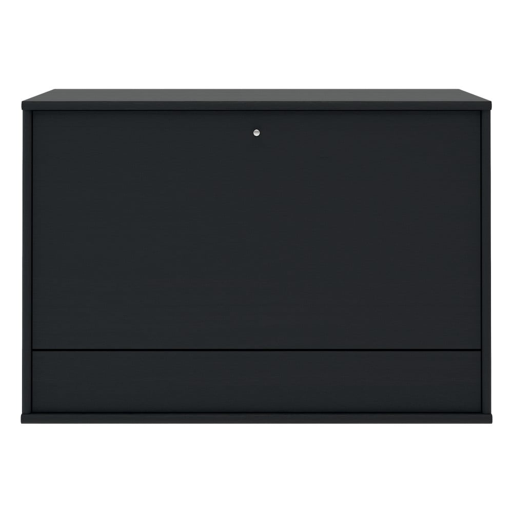Fekete bortartó szekrény 89x61 cm Mistral 004 - Hammel Furniture