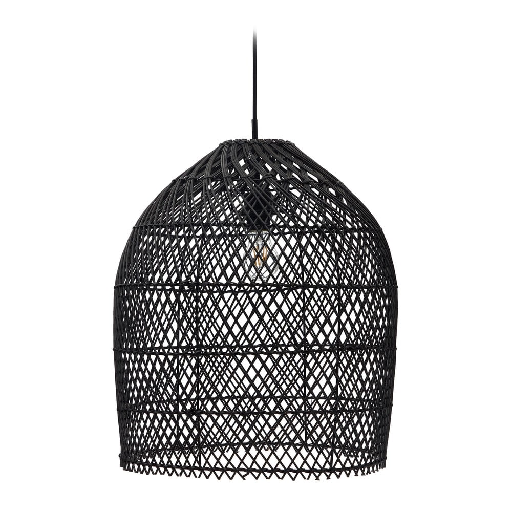 Fekete lámpabúra ø 44 cm Domitila – Kave Home