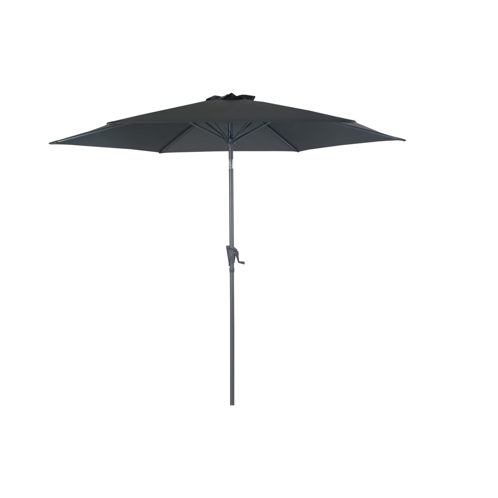 Fekete napernyő ø 300 cm Roja - Rojaplast