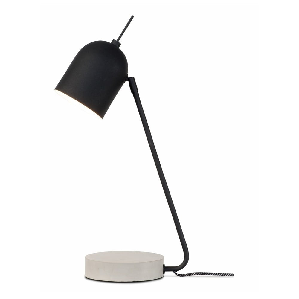 Fekete-szürke asztali lámpa fém búrával (magasság 57 cm) Madrid – it's about RoMi