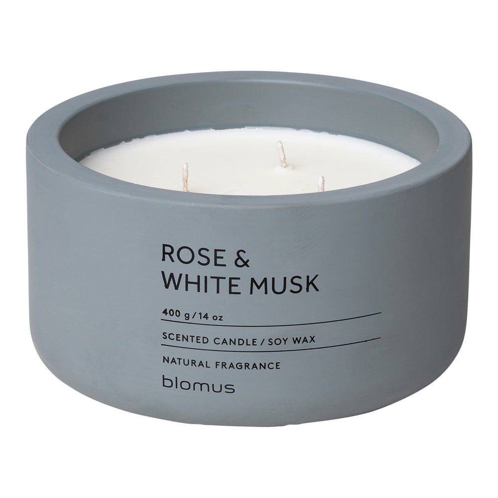 Illatos szójaviasz gyertya égési idő 25 ó Fraga: Rose and White Musk – Blomus