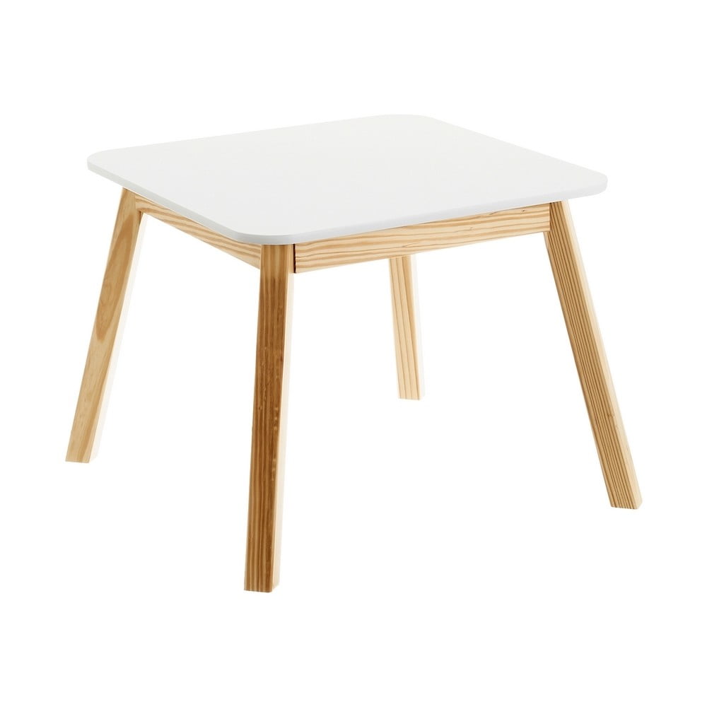 Gyerek asztal fehér asztallappal 55x55 cm – Casa Selección