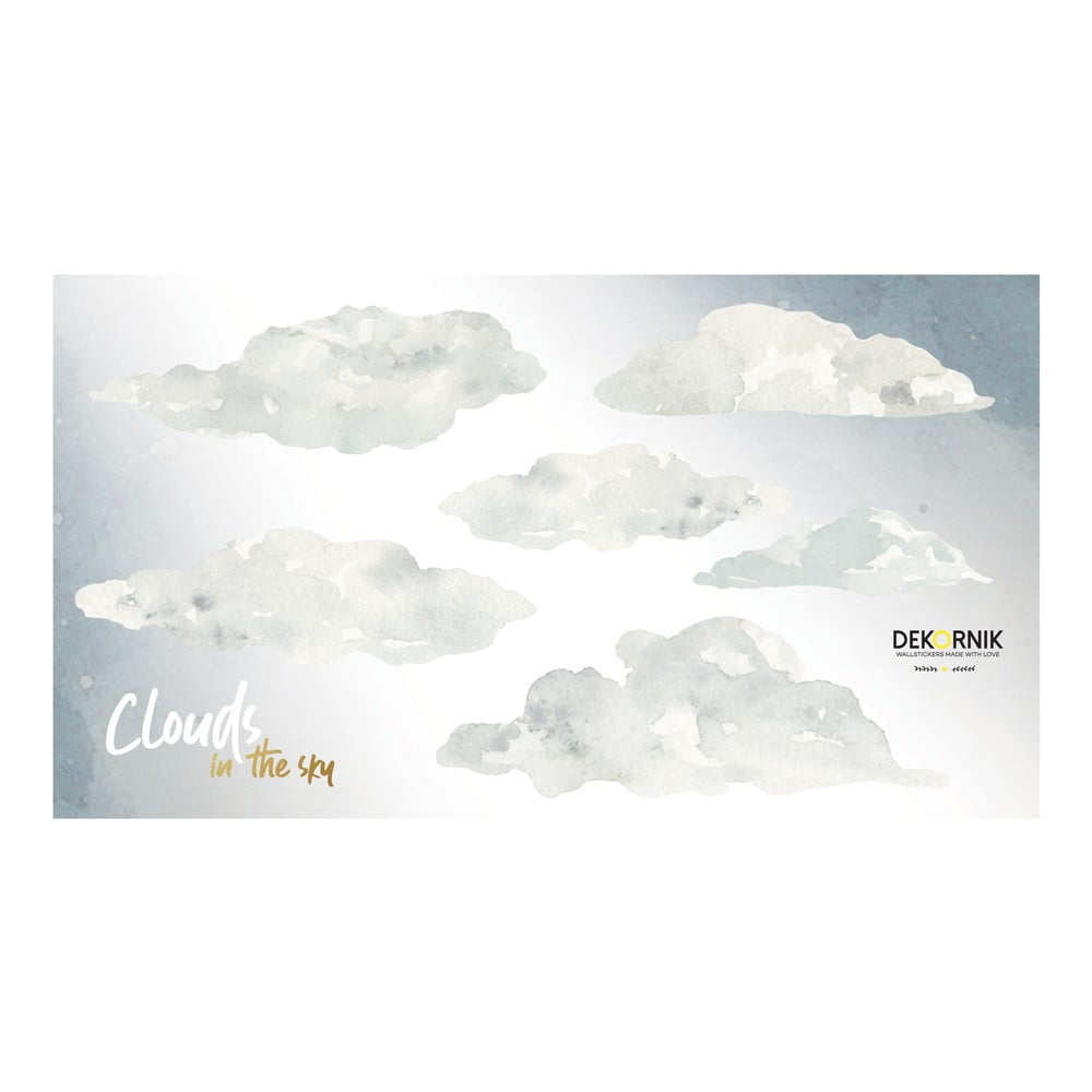 Gyerek falmatrica felhőmotívummal - Dekornik