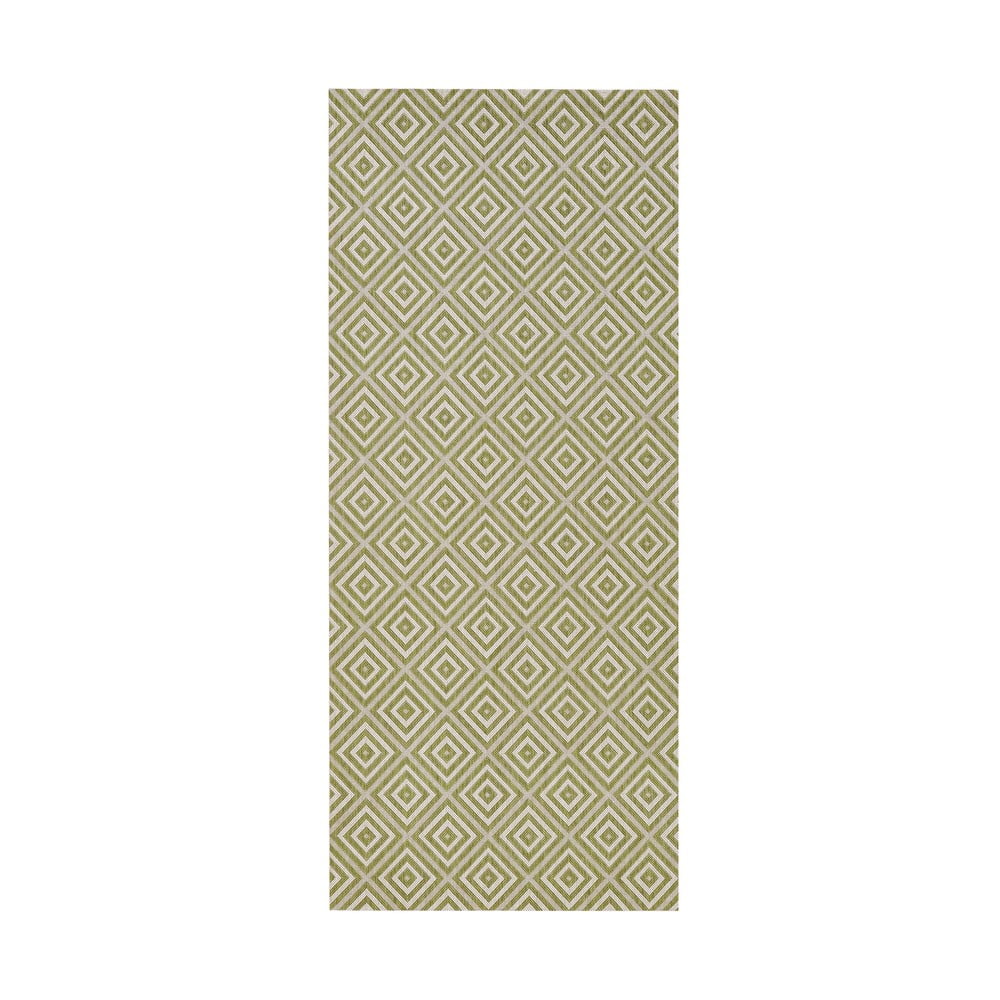 Karo zöld kültéri szőnyeg, 80 x 150 cm - NORTHRUGS