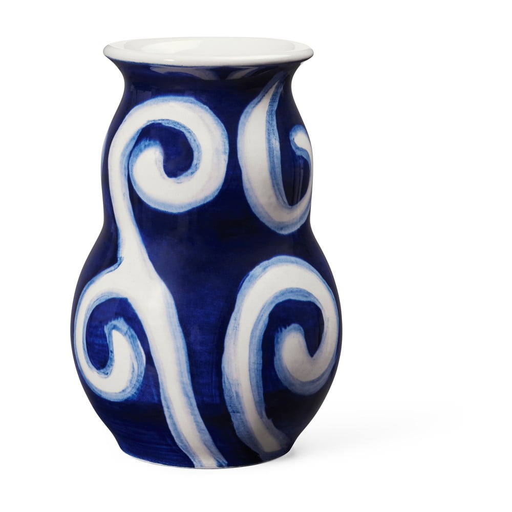 Kék kézzel festett agyagkerámia  váza Tulle – Kähler Design