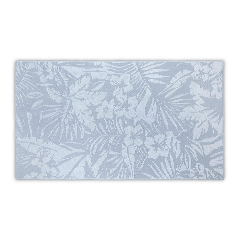 Kék strandtörölköző 180x100 cm Botanic - Foutastic