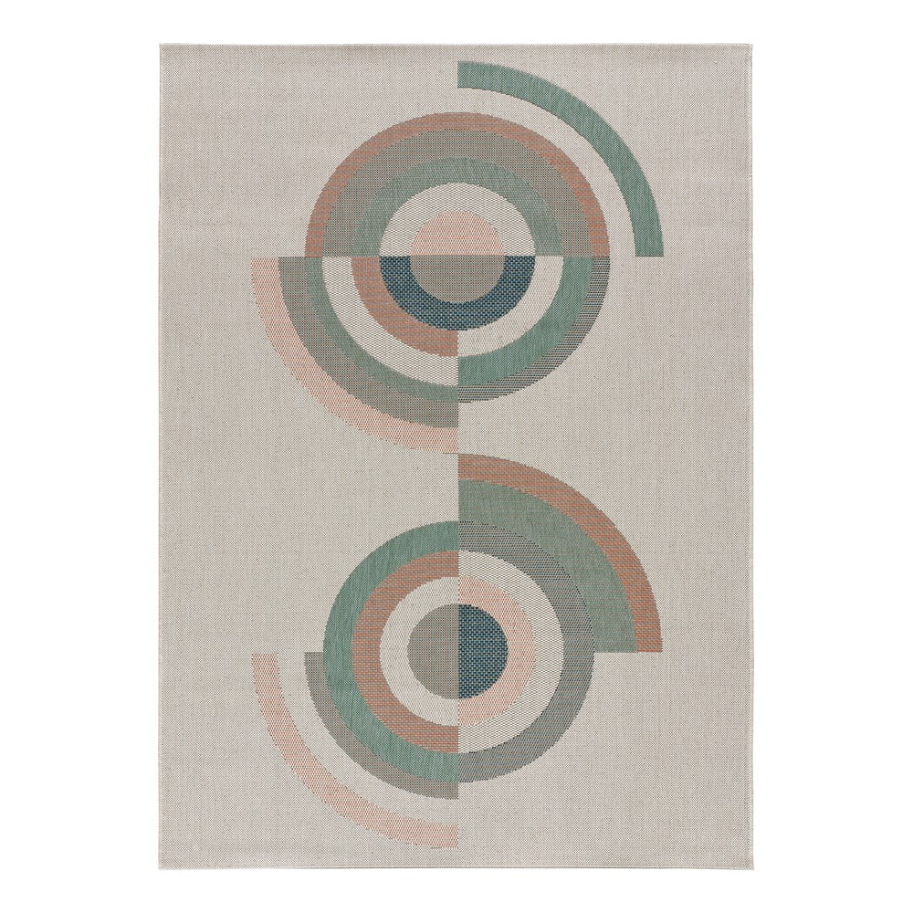 Krémszínű kültéri szőnyeg 130x190 cm Breno – Universal
