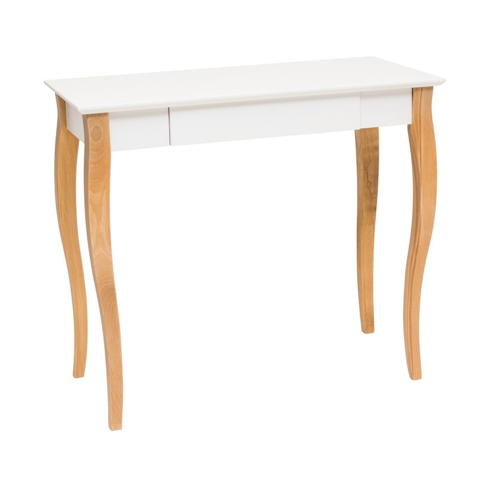 Lillo fehér íróasztal, hosszúság 85 cm - Ragaba