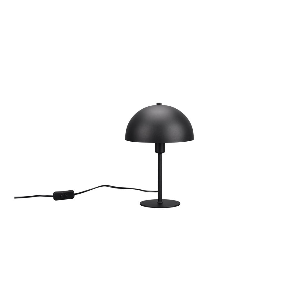 Matt fekete asztali lámpa (magasság 30 cm) Nola – Trio