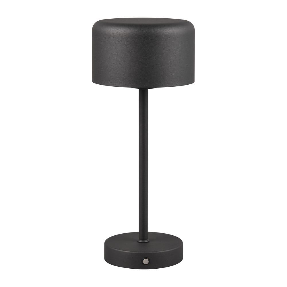 Matt fekete LED szabályozható asztali lámpa (magasság 30 cm) Jeff – Trio