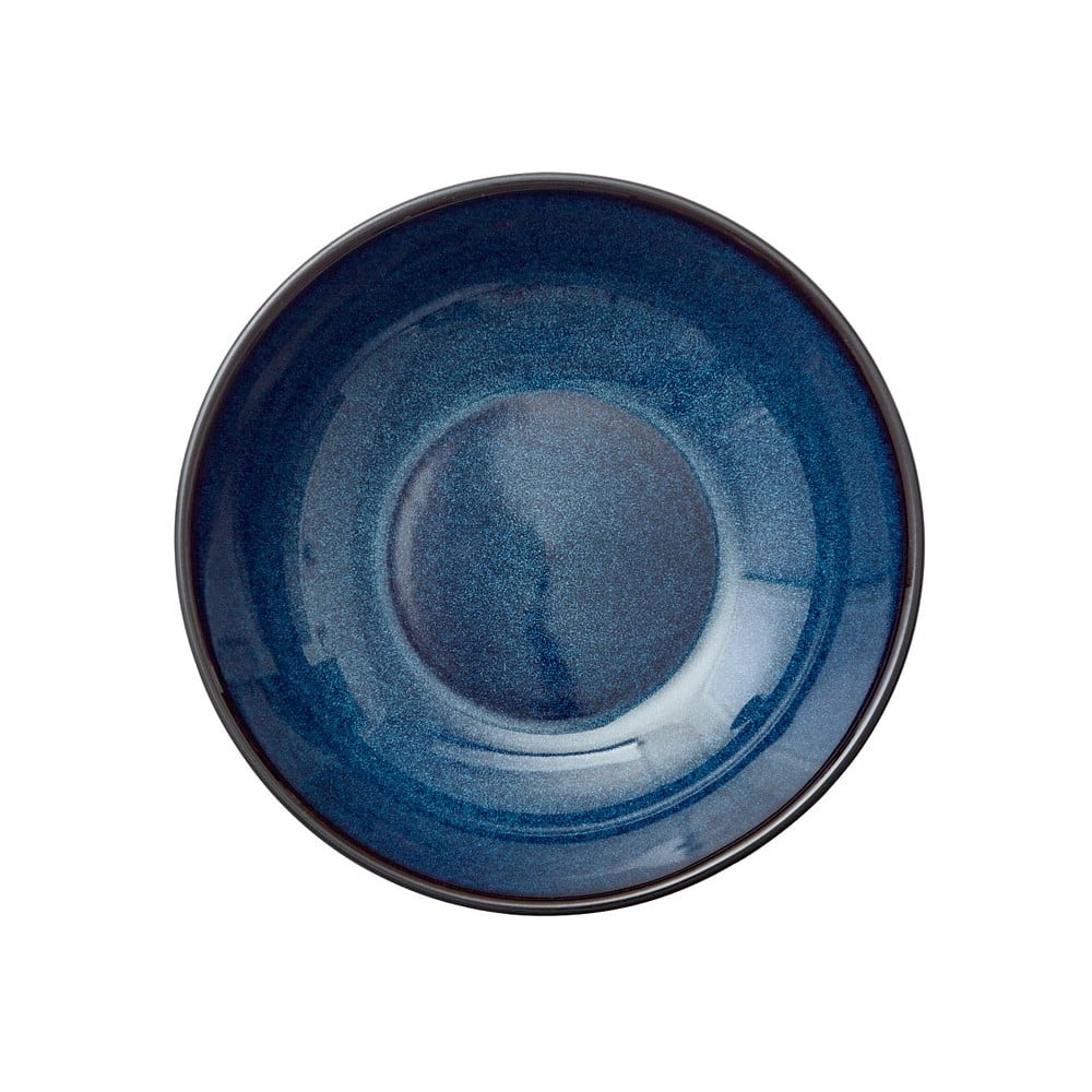 Mensa kék agyagkerámia tésztás tál, ø 20,6 cm - Bitz