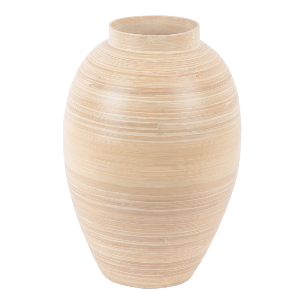Natúr színű bambusz váza Veraz   – PT LIVING