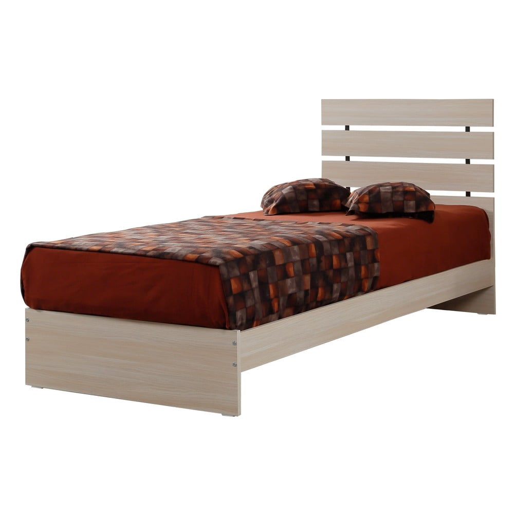 Natúr színű egyszemélyes ágy 90x200 cm Fuga – Kalune Design
