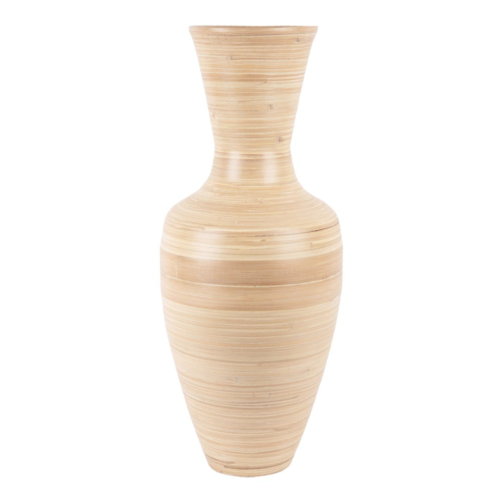 Natúr színű magas bambusz váza Neto   – PT LIVING