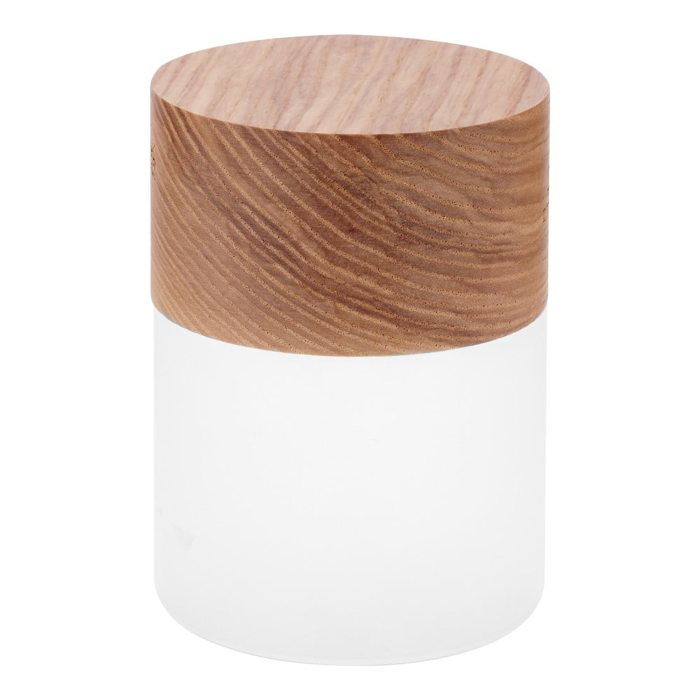 Natúr színű szabályozható asztali lámpa üveg búrával (magasság 10,5 cm) Lemelia – Gingko