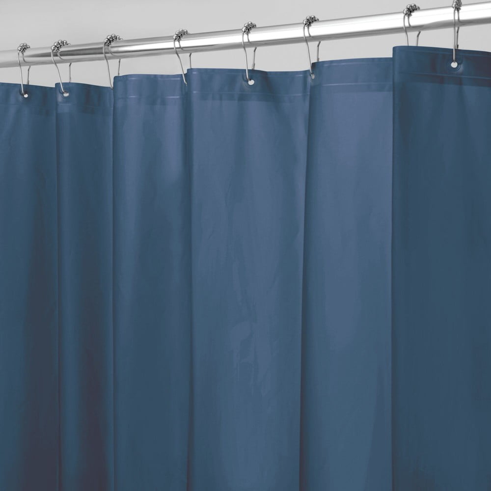 PEVA kék zuhanyfüggöny, 183 x 183 cm - iDesign