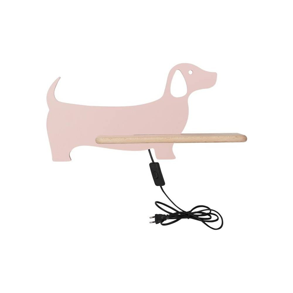 Rózsaszín gyerek lámpa Dog – Candellux Lighting