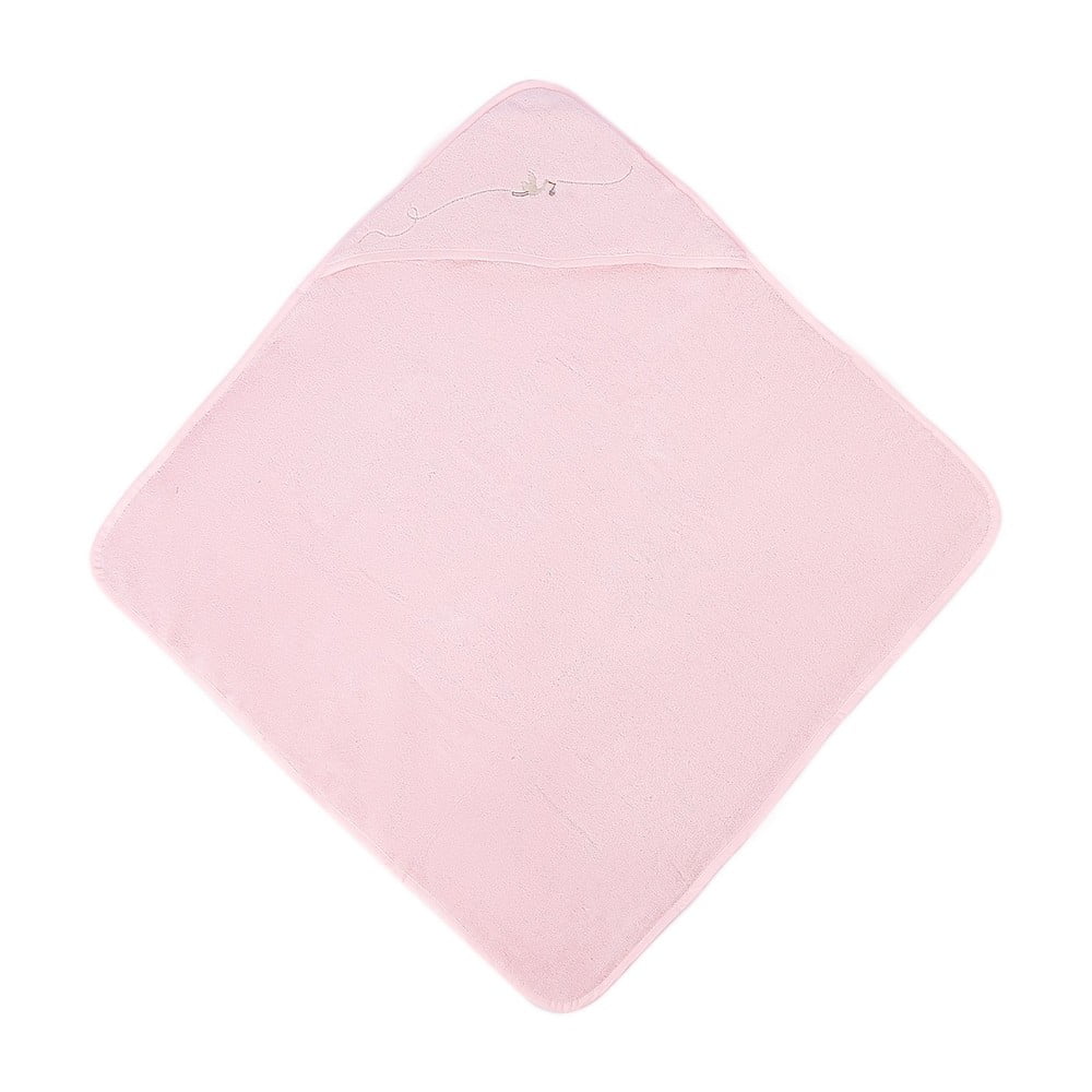 Rózsaszín pamut pólya takaró 75x75 cm Bebemarin – Mijolnir
