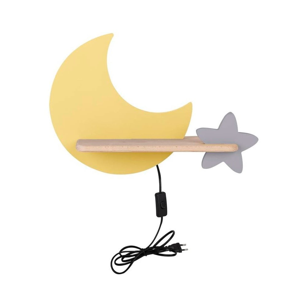 Sárga gyerek lámpa Moon – Candellux Lighting
