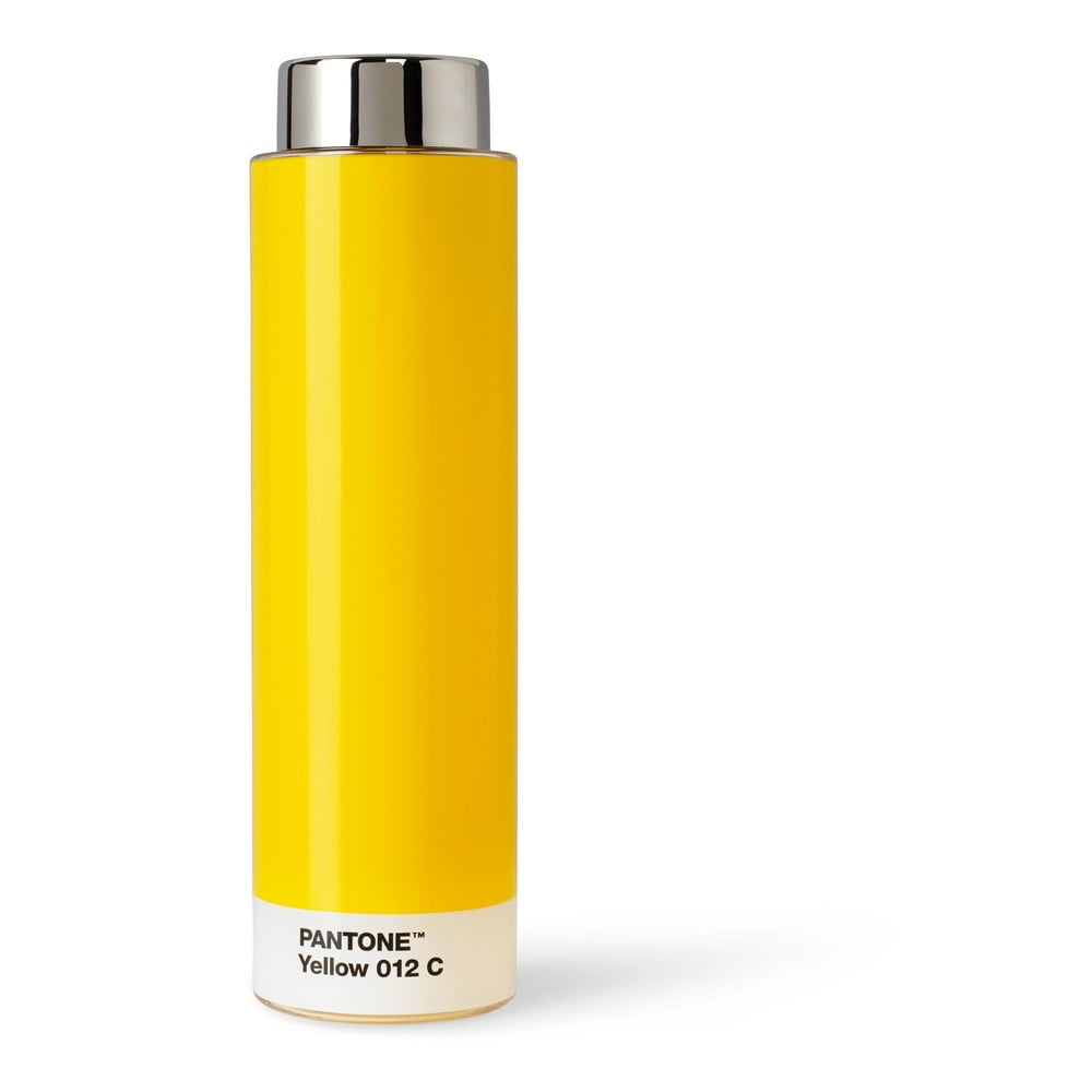 Sárga tritán utazó ivópalack 500 ml Yellow 012 – Pantone