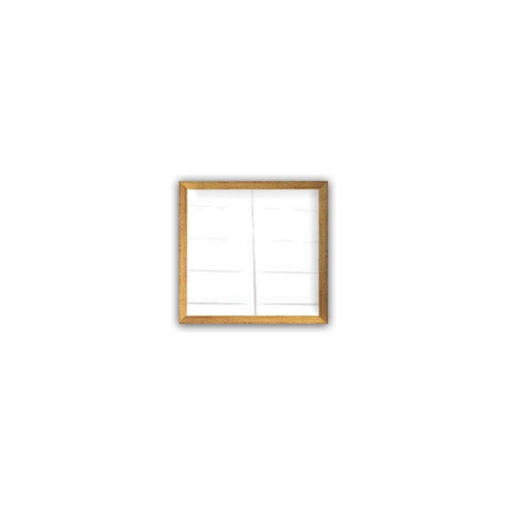 Setayna 4 db-os fali tükör szett aranyszínű kerettel, 24 x 24 cm - Oyo Concept