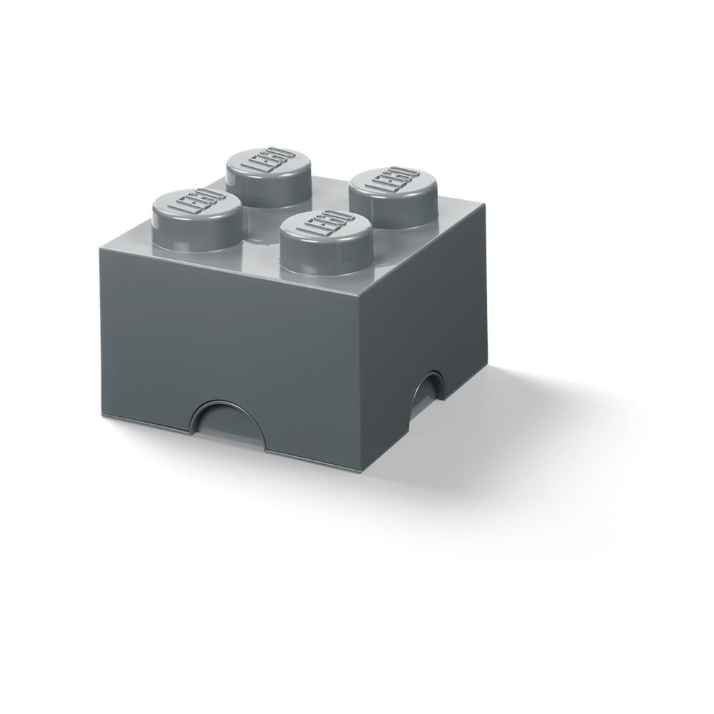 Square sötétszürke tárolódoboz - LEGO®