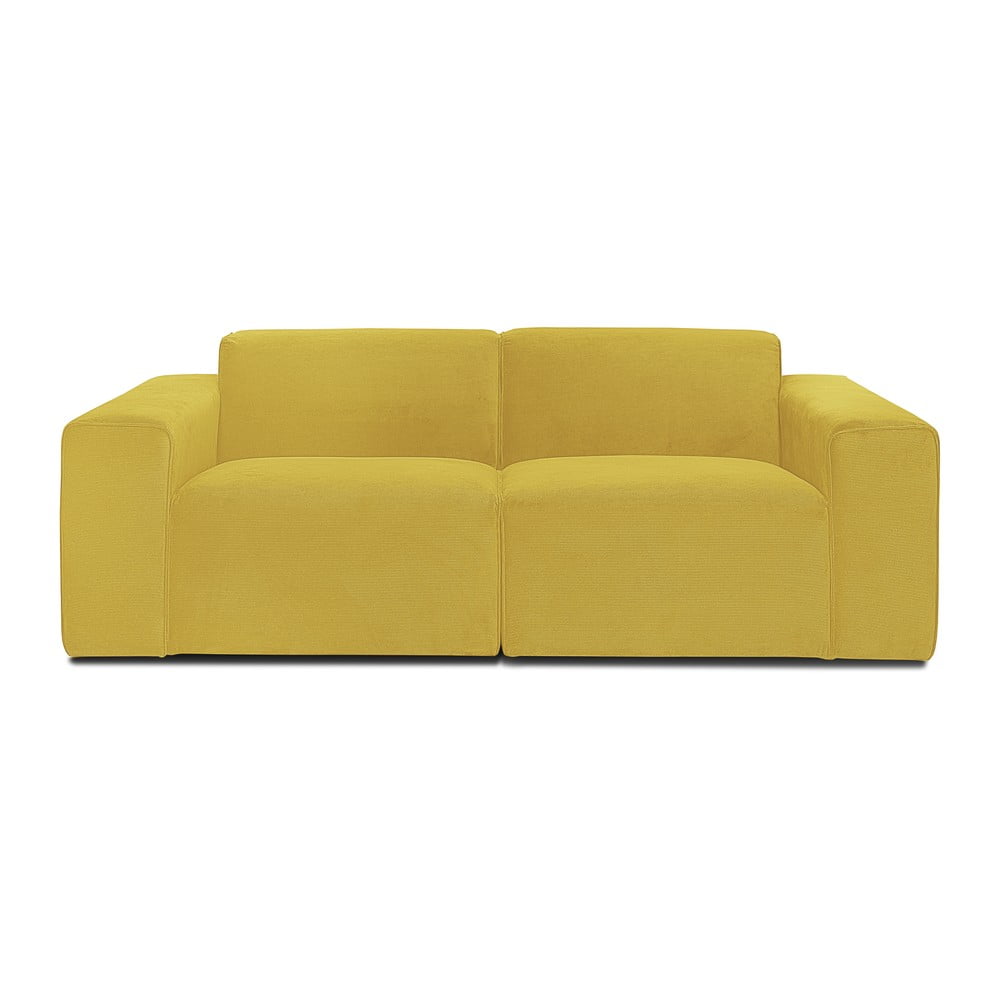 Sting sárga kordbársony kanapé, 202 cm - Scandic