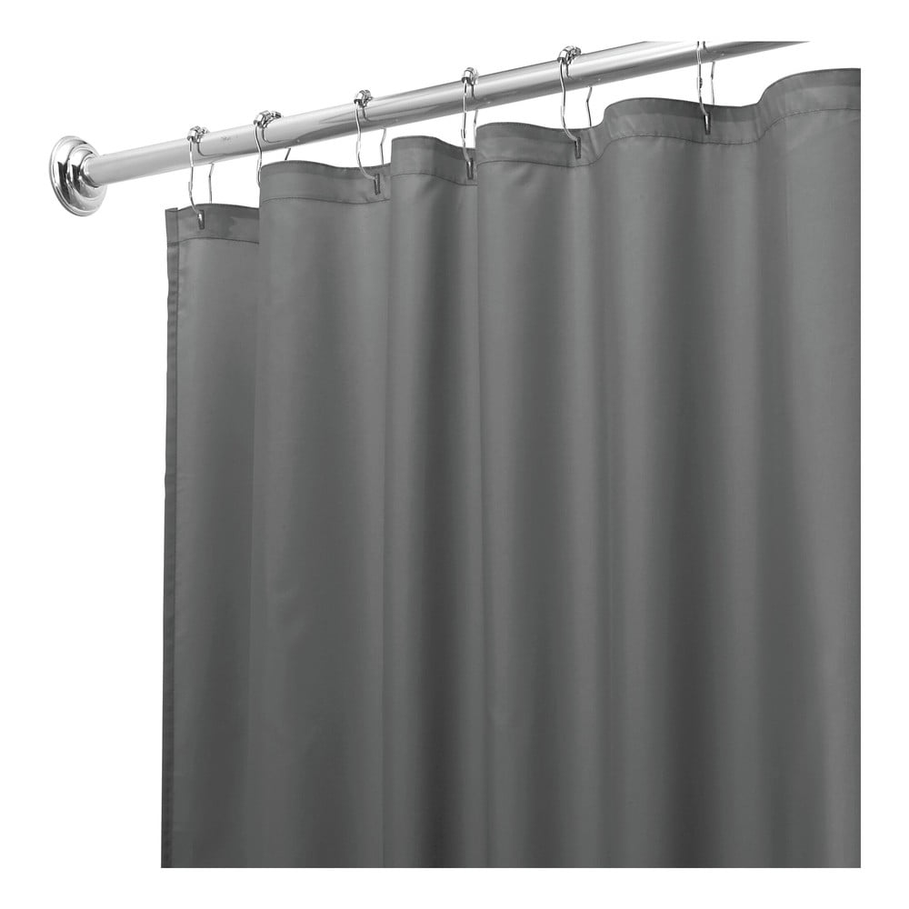 Szürke zuhanyfüggöny, 180 x 200 cm - iDesign